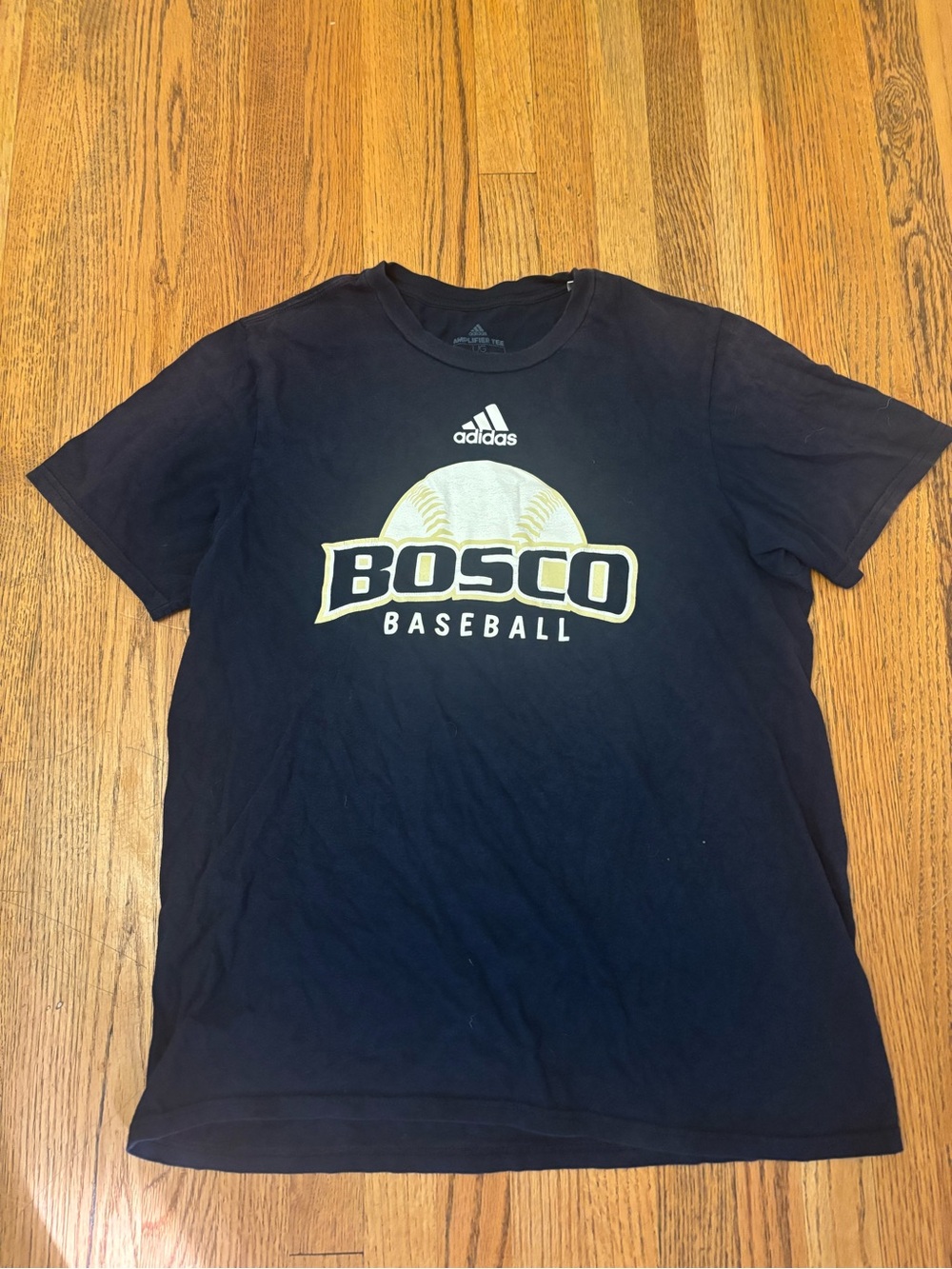St John Bosco Braves High School Adidas Short Sleeve Baseball Top T-Shirt Fair